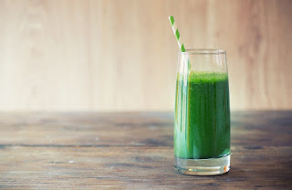 Green Drink in Glass