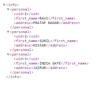 Mobile App @ Android : Generate XML Response from Data-Base