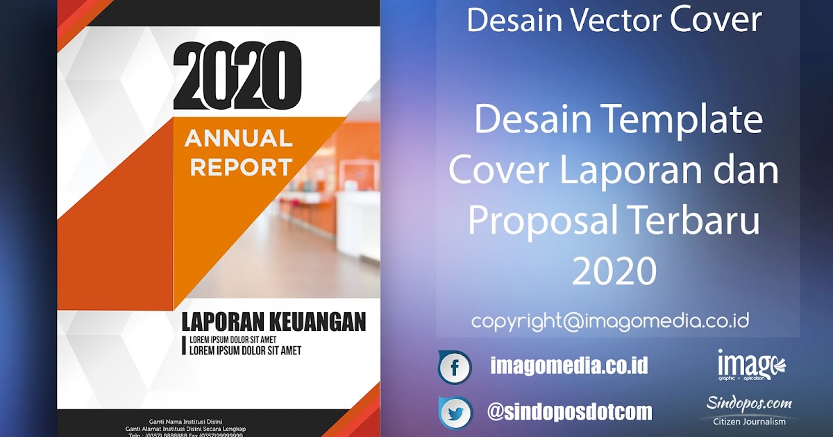 Download Desain Template Cover Laporan Dan Proposal Terbaru 2020 Imago Media Home Of Creativity