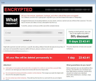 LockFile Ransomware, note