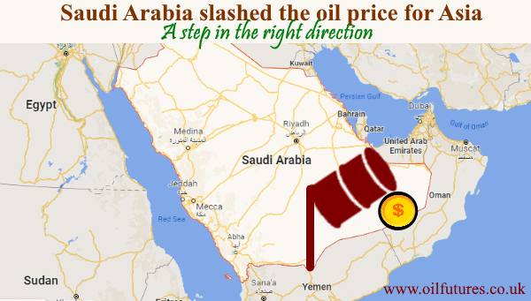 Saudis reduce oil price for Asia