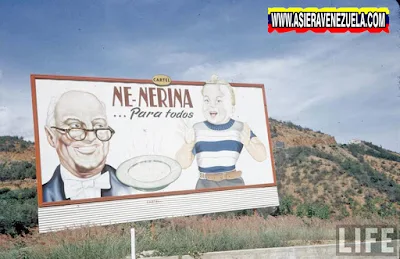 Una vaya publicitaria de Nenerina en la Autopista