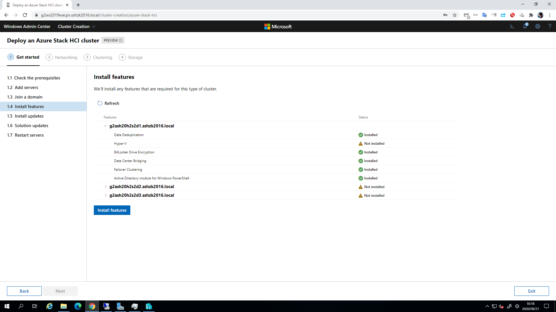 さっしーの試してみるか3 Windows Admin Center 2007 と Azure Stack HCI OS 20H2 による