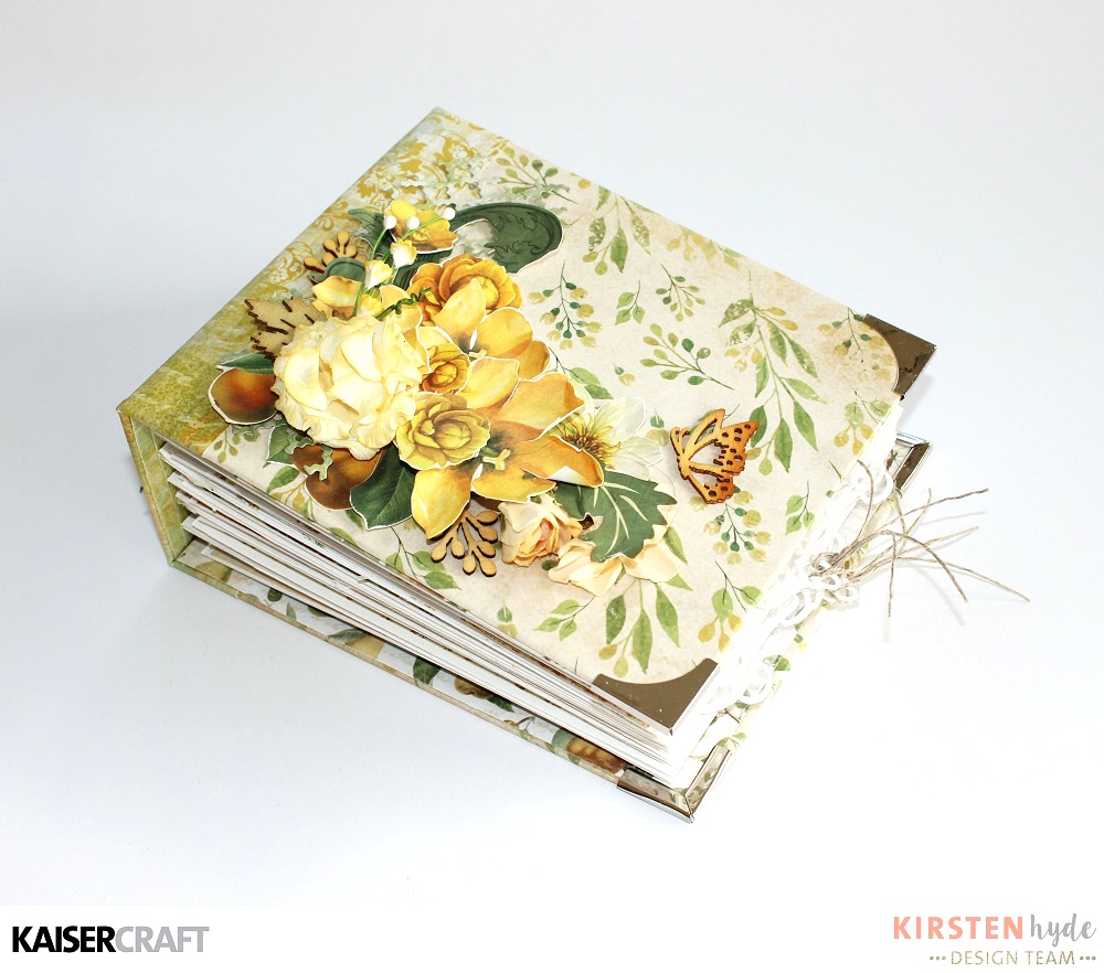My Craft And Garden Tales Mini Album With Kaisercraft S Golden