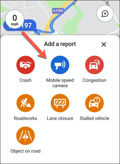xGoogle Maps Traffic Report Options