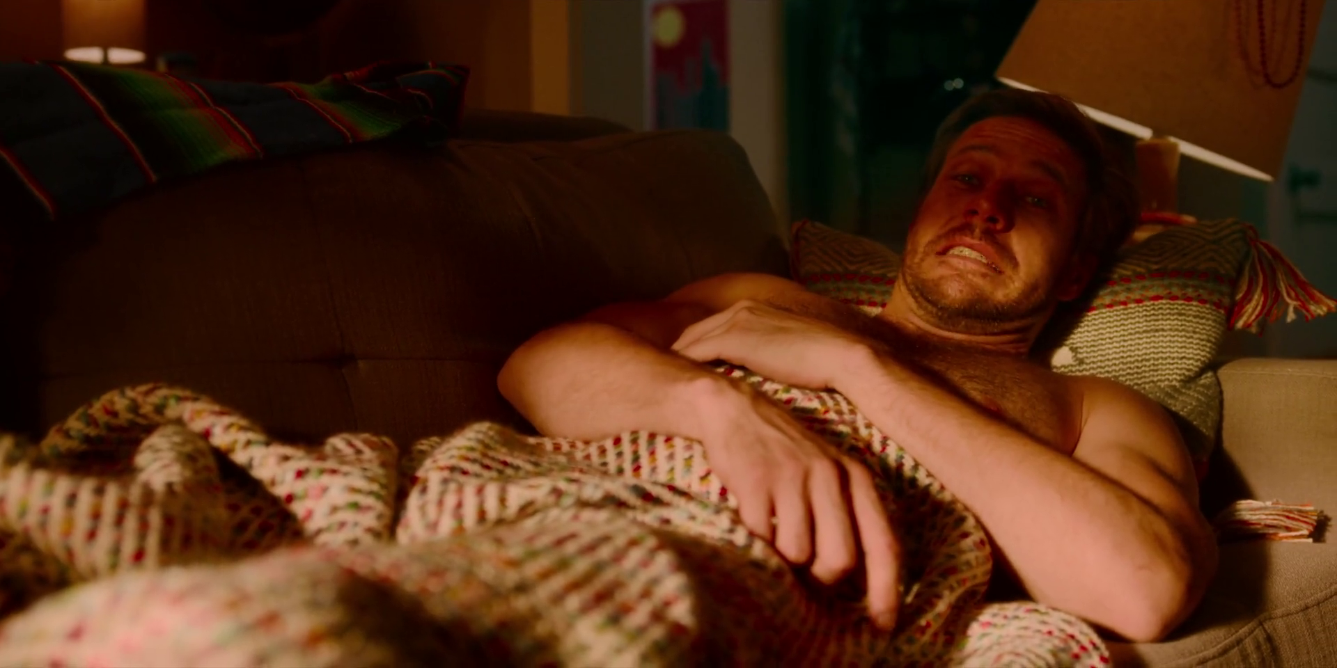 OneoffPost: Luke Bracey shirtless in Holidate.