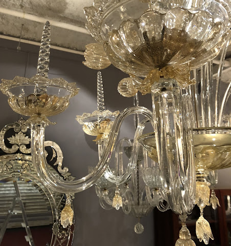 véronès- paris-pièces-détachées-pour-lustre-de-murano-en-verre-soufflé-transparent-avec-or
