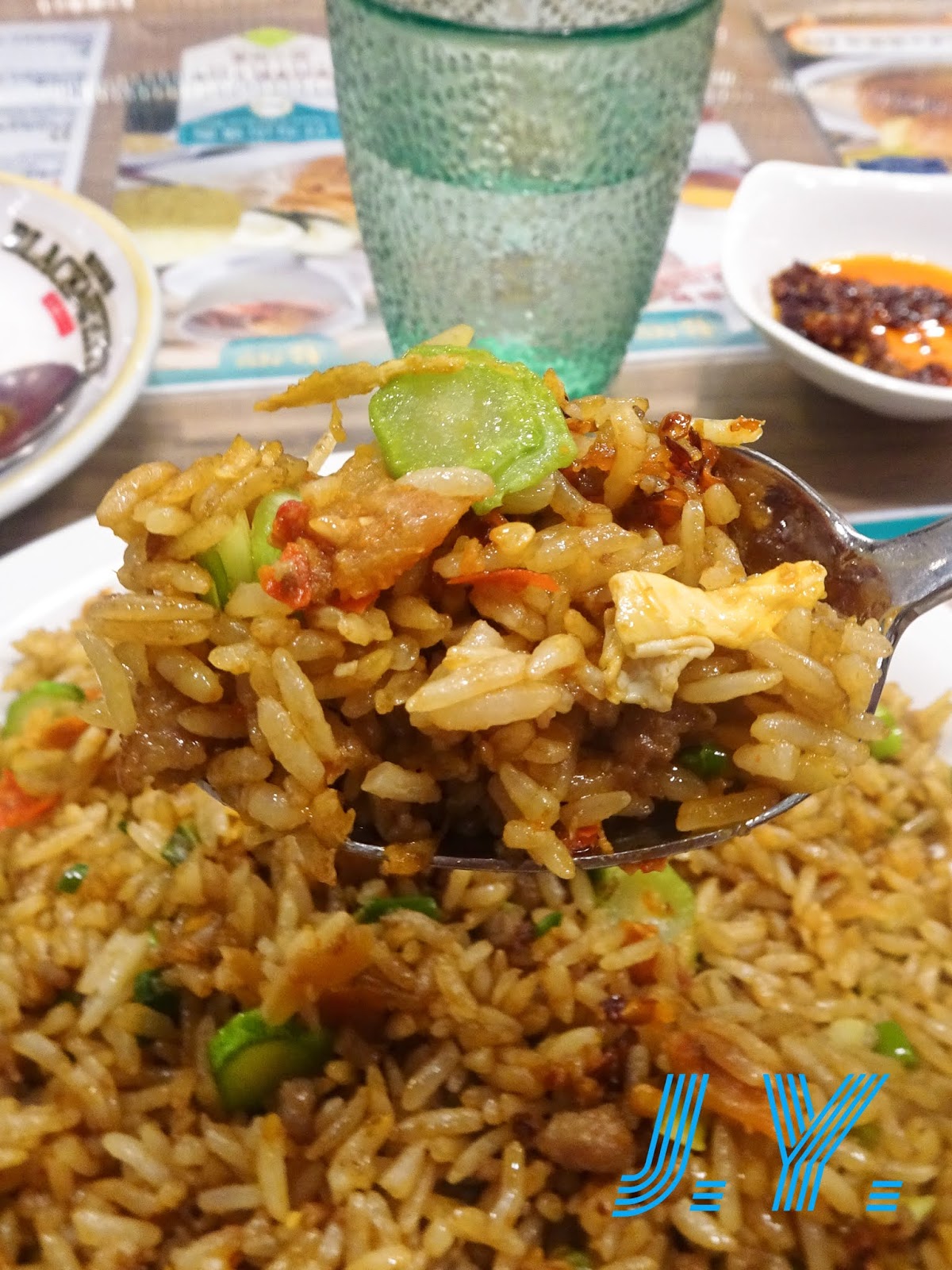 O.O. Putra YAP "Spicy Pickled Turnip & Beef Floss Fried Rice