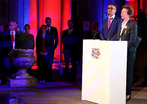 British Princess Anne and Sebastian Coe attend the Team GB British House Reception