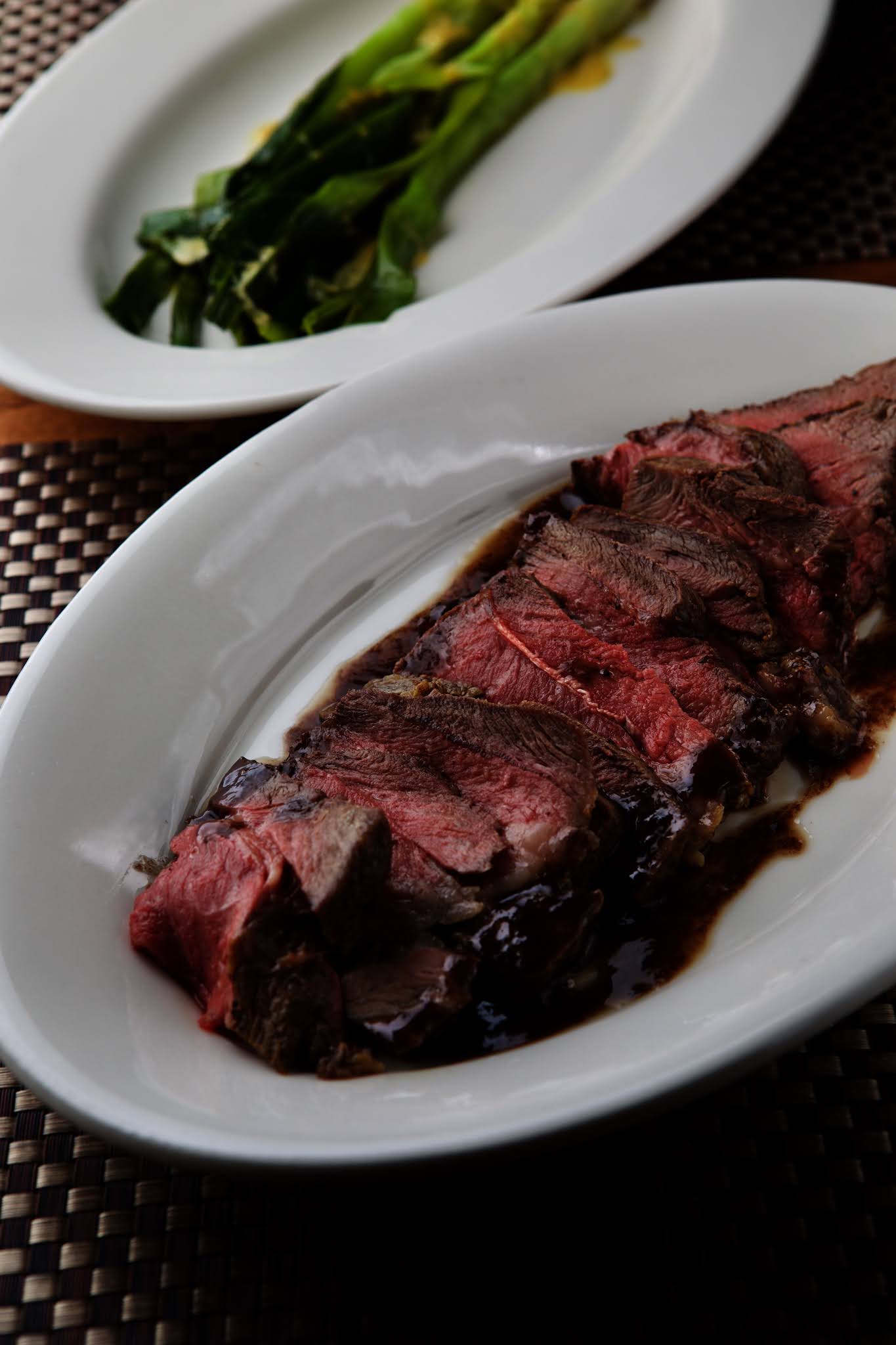 OISHII! Roasted Oyster blade with Chinese leeks