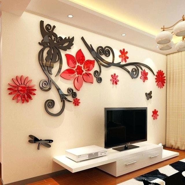 30 Best 3D TV Wall Background Self Adhesive Stickers For Low Budget