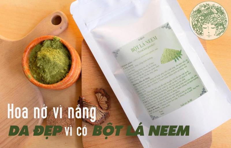 100 Gram Bột lá Neem Ấn Độ – Giảm mụn, chống lão hóa, se khít lỗ chân lông, sáng da – Giảm rụng tóc, gàu