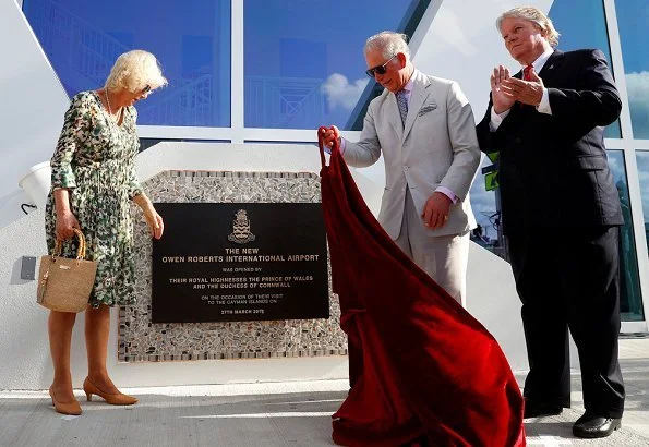 The Duke and the Duchess attended the opening of a new terminal at the Owen Roberts International Airport in George Town