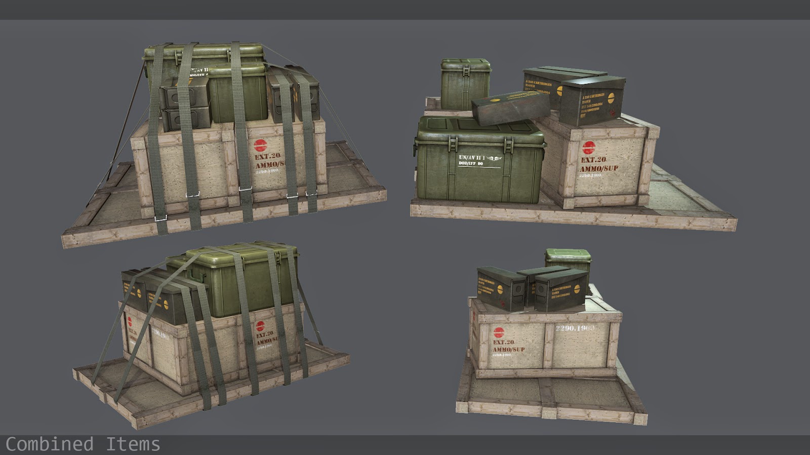 Pallets of Crates/Boxes