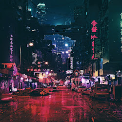 cyberpunk futuristic lofi wallpapers engine shell ghost fi study urban playlist lo 8tracks sleep robot 1024 playlists animated scene ze