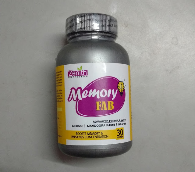 Zenith Nutrition Memory Fab Pictures and Review