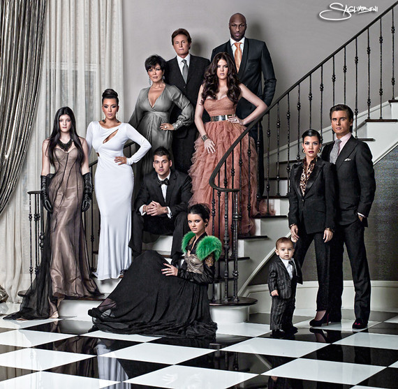 kardashian christmas card