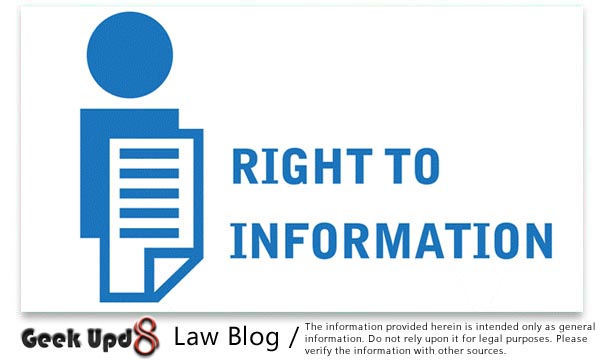 The Right To Information Act, 2005 :Geek Upd8 Bare Acts Collection