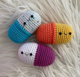 PATRON GRATIS PILDORA AMIGURUMI 46863 💊