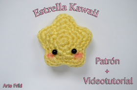 estrella amigurumi kawaii patron gratis star amigurumi free pattern crochet ganchillo cute adorable videotutorial youtube