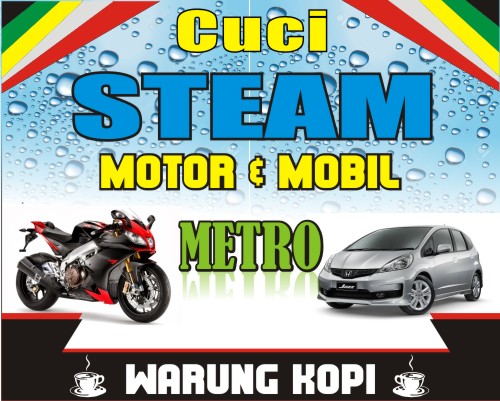 Download Kumpulan Contoh Spanduk Cuci Steam Motor Dan Mobil Format Cdr Karyaku