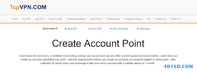 Printscreen Situs Penyedia Config OpenVPN dengan Koneksi Tercepat