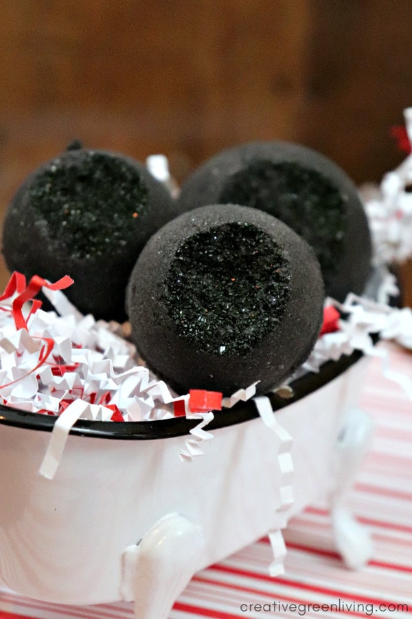 How to Make Black Bath Bombs with Activated Charcoal Creative Green