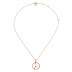 Mia by Tanishq Cancer 14KT Rose Gold Pendant and Chain