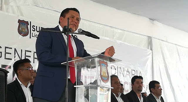 Gonzalo Juárez rinde protesta como líder del Sindicato del Ayuntamiento