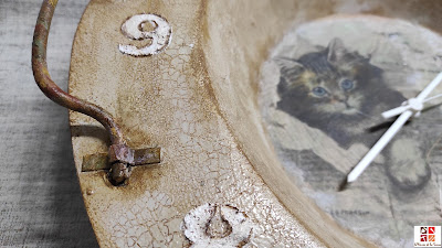 brasero con craquelado