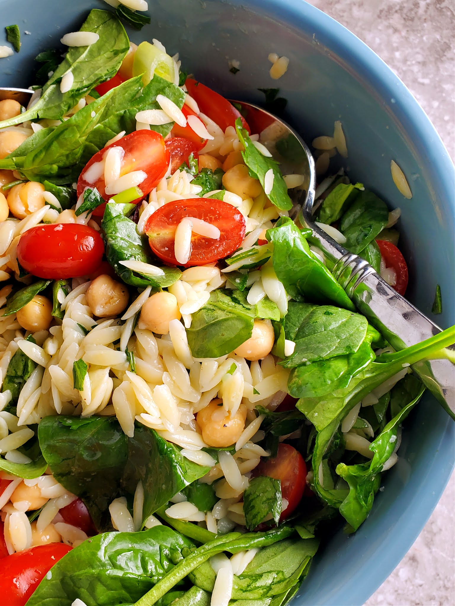 Slice of Southern: Summer Fresh Recipe Series: Spinach Orzo Salad with ...
