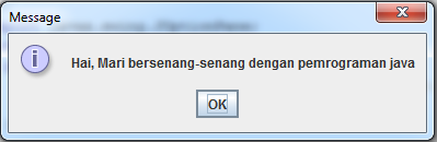 Membuat Message Box dan Input Dialog Pada Java | BUDIMAN_BLOG