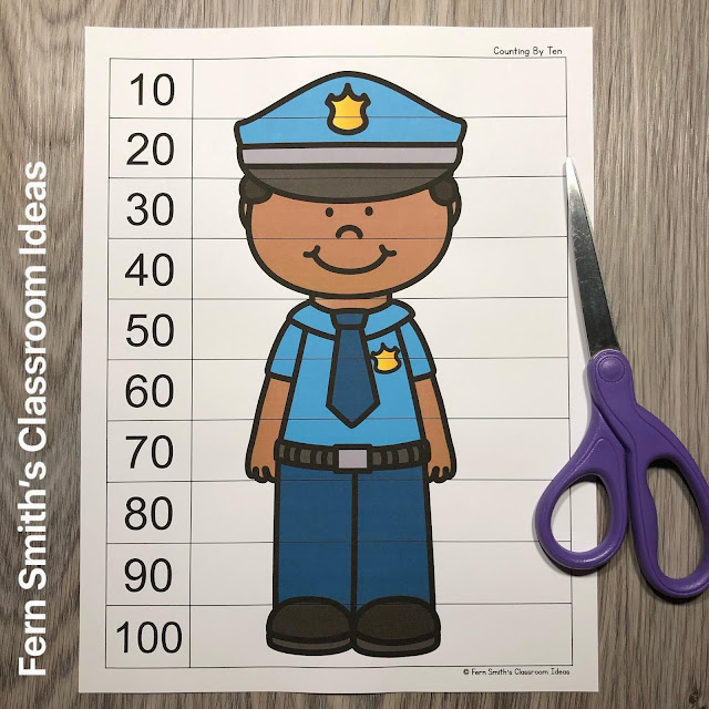 Click Here to Download These Community Helpers Counting Puzzles For Your Classroom Today!