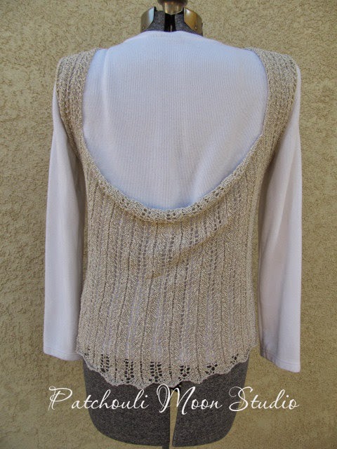 Patchouli Moon Studio~ Sea Vines Knit Vest "Failure"