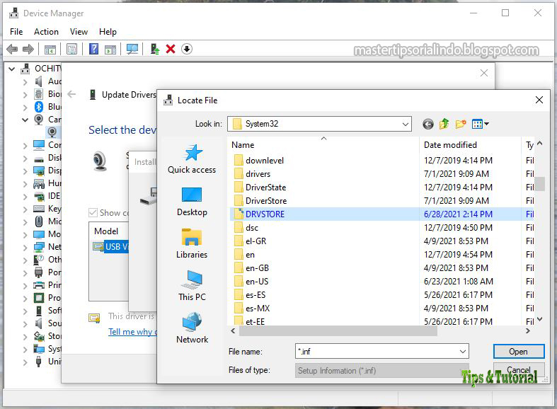 Cara Install Driver Secara Manual Menggunakan File .INF di Windows 11/10 Mastertipsorialindo