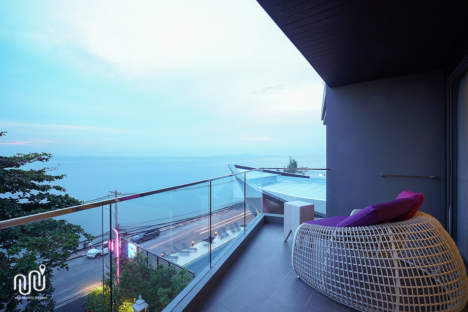 ห้องพักแบบ Deluxe Seaview ที่ U Jomtien Pattaya