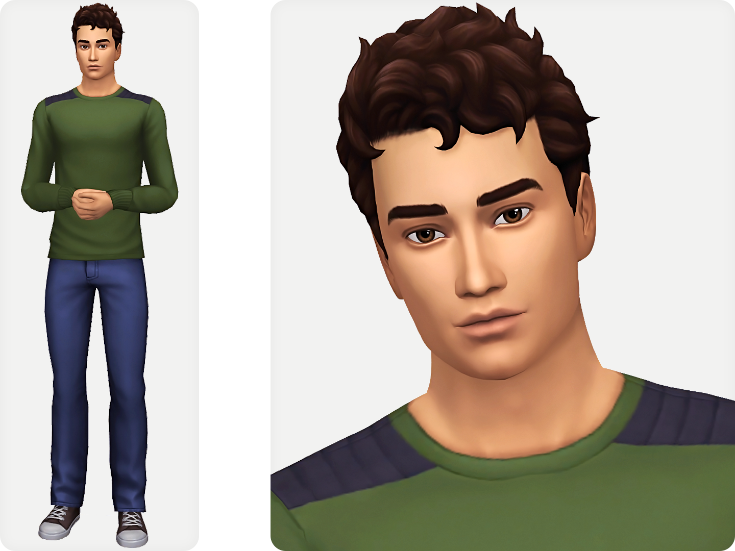 Male Sims Dump With Almost No Cc Sims 4 Create A Sim With Full Cc ...