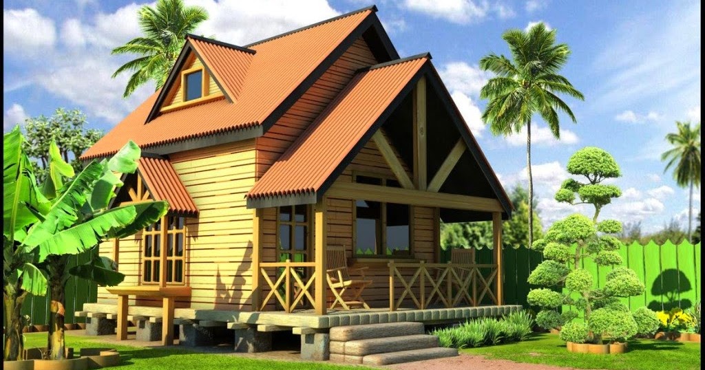 5 Dekorasi Rumah Kayu Kampung ini Unik & Keren Abis  BangIzalToy.Com