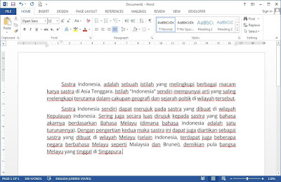 Menggunakan Proofing Tools Bahasa Indonesia di Microsoft Word