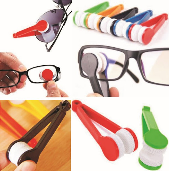 Eyeglass Cleaner: Mini Microfiber Soft Brush for Cleaning Spectacles