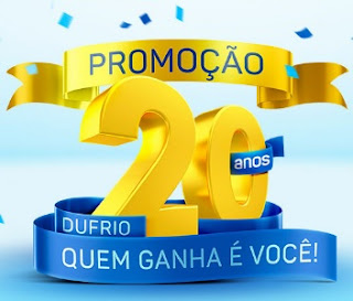 Promoção Dufrio 2017 Aniversário 20 Anos Quem Ganha é Você