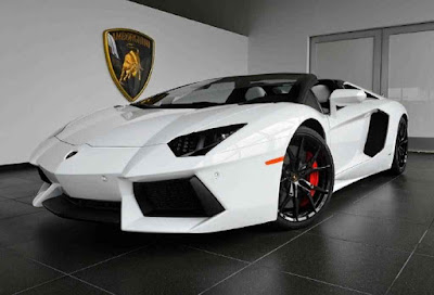 White Lamborghini