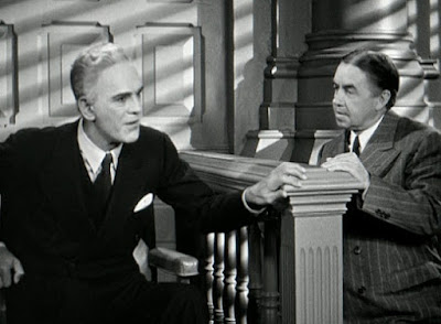 Still - Court room scene, The Man They Could Not Hang (1939)