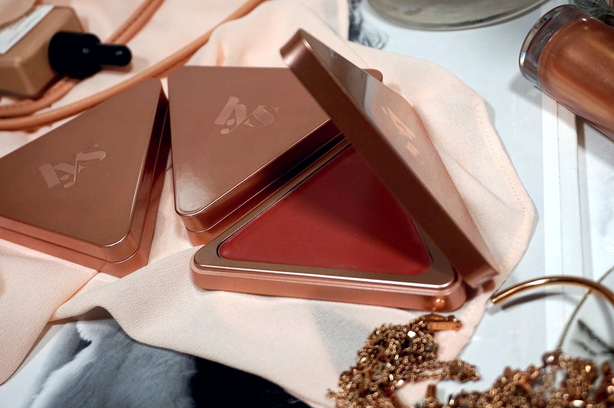 LYS Beauty Higher Standard Satin Matte Cream Blush Review and Swatches