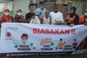 Relawan Sosial Kemanusiaan & Indika Foundation Beri Sembako  pada Warga Rumbia Poncol 