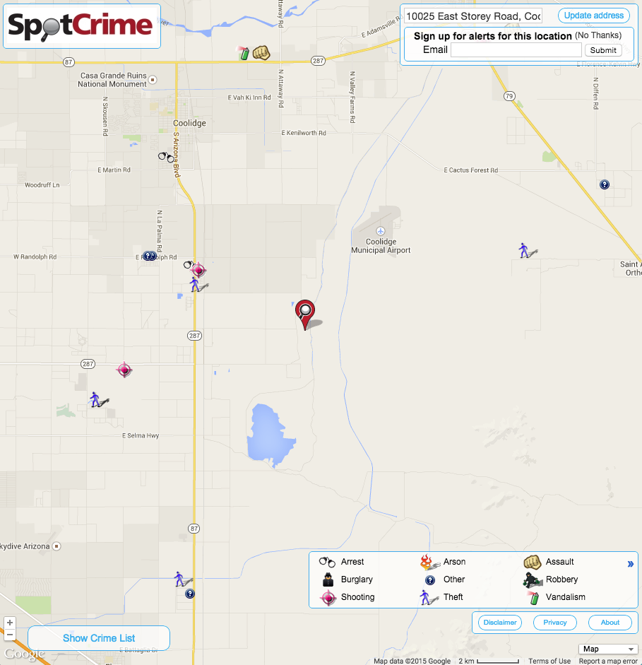 Pinal County AZ Crime Map SpotCrime The Public s Crime Map pinal-county-az-crime-map-spotcrime-the-public-s-crime-map