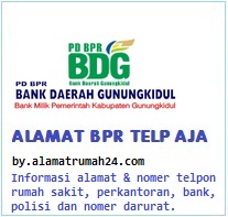 Alamat-BPR-Bank-Daerah-Gunungkidul