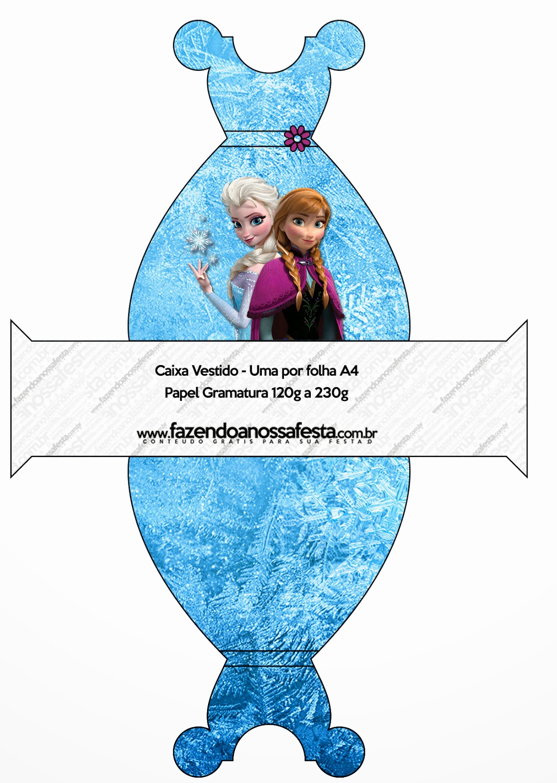 querido Provisional Escuela de posgrado Cajas de Frozen para Imprimir Gratis. - Ideas y material gratis para  fiestas y celebraciones Oh My Fiesta!