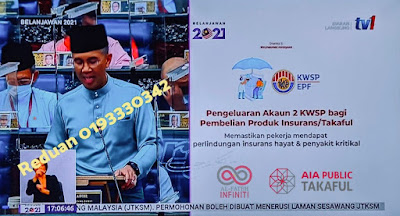 belanjawan 2021 kwsp akaun 2 insurans takaful aia