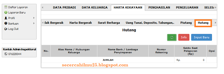 Panduan Pengisian Laporan Harta Kekayaan Aparatur Sipil Negara Lhkasn Melalui Siharka Menpan Go Id Secercah Ilmu